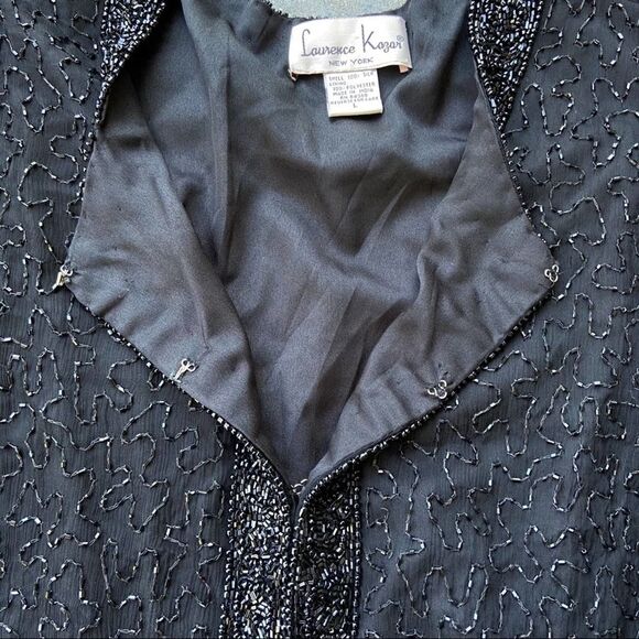 VINTAGE LAURENCE KAZAR Beaded Jacket Large - Picture 6 of 8